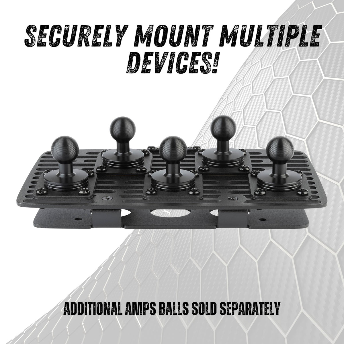 RubiGrid® 2019-2023 Ford Ranger Phone Holder Multi-Device Dash Mount