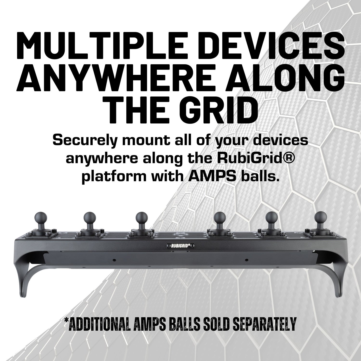 RubiGrid® 2019+ Mercedes-Benz Sprinter Van Dash Mount Phone + Device Holder