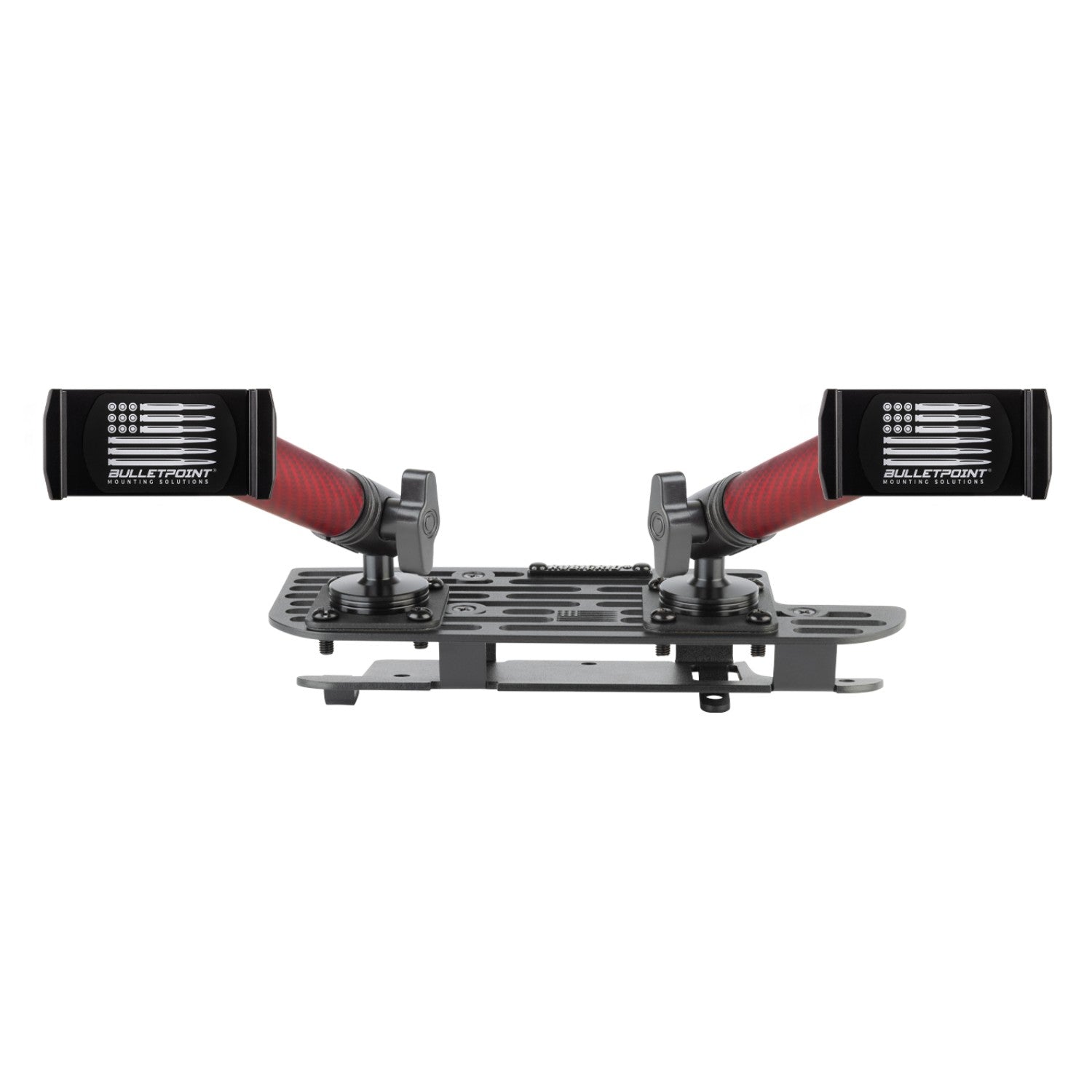 RubiGrid® V2 2019+ RAM Truck 1500/2500/3500/4500/5500 + TRX Dash Mount with Red Arms