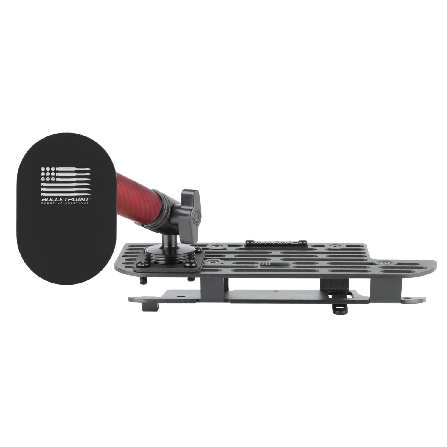 RubiGrid® V2 2019+ RAM Truck 1500/2500/3500/4500/5500 + TRX Dash Mount with Red Arms