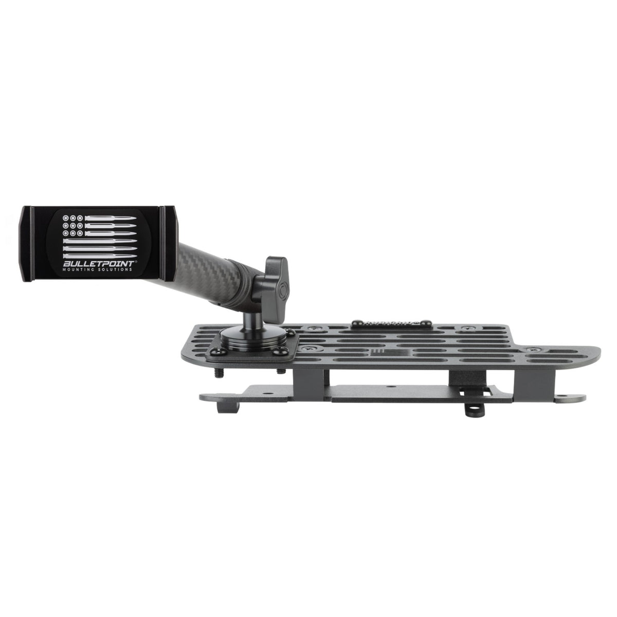 RubiGrid® V2 2019+ RAM Truck 1500/2500/3500/4500/5500 + TRX Dash Mount with Black Arms