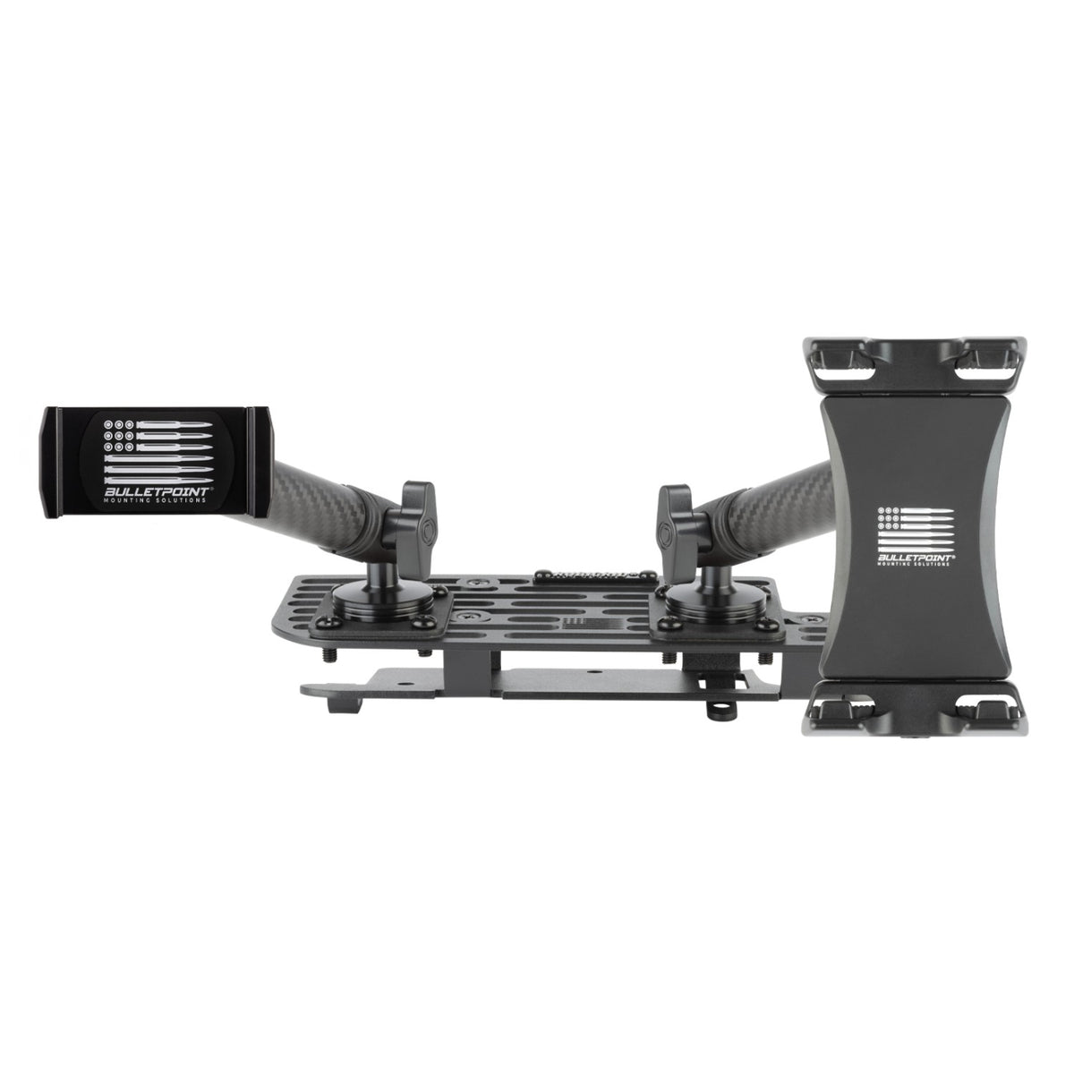 RubiGrid® V2 2019+ RAM Truck 1500/2500/3500/4500/5500 + TRX Dash Mount with Black Arms