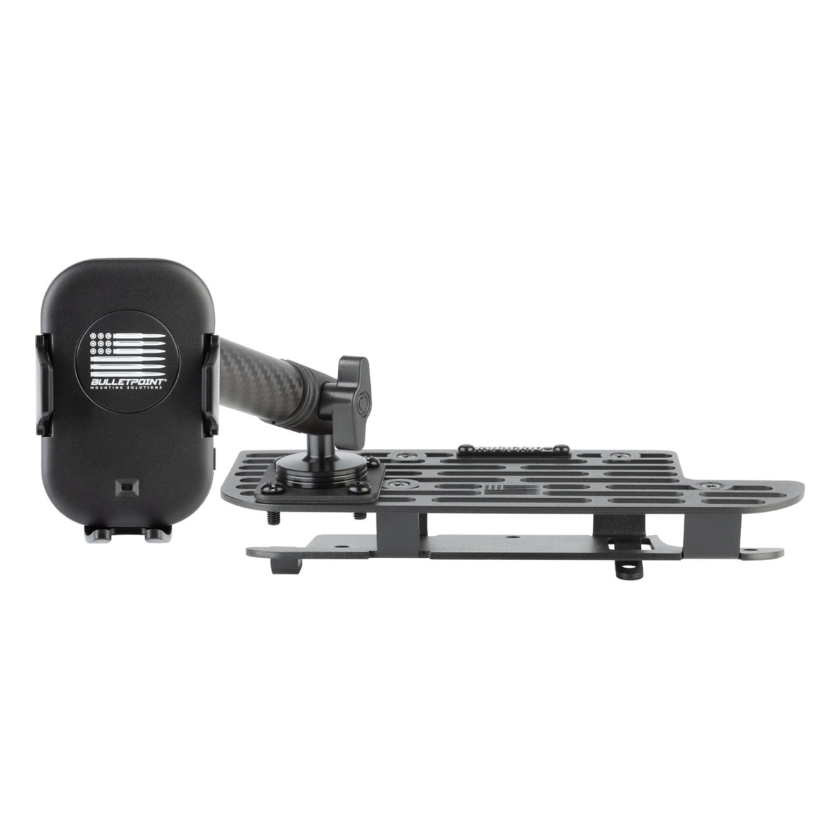 RubiGrid® V2 2019+ RAM Truck 1500/2500/3500/4500/5500 + TRX Dash Mount with Black Arms