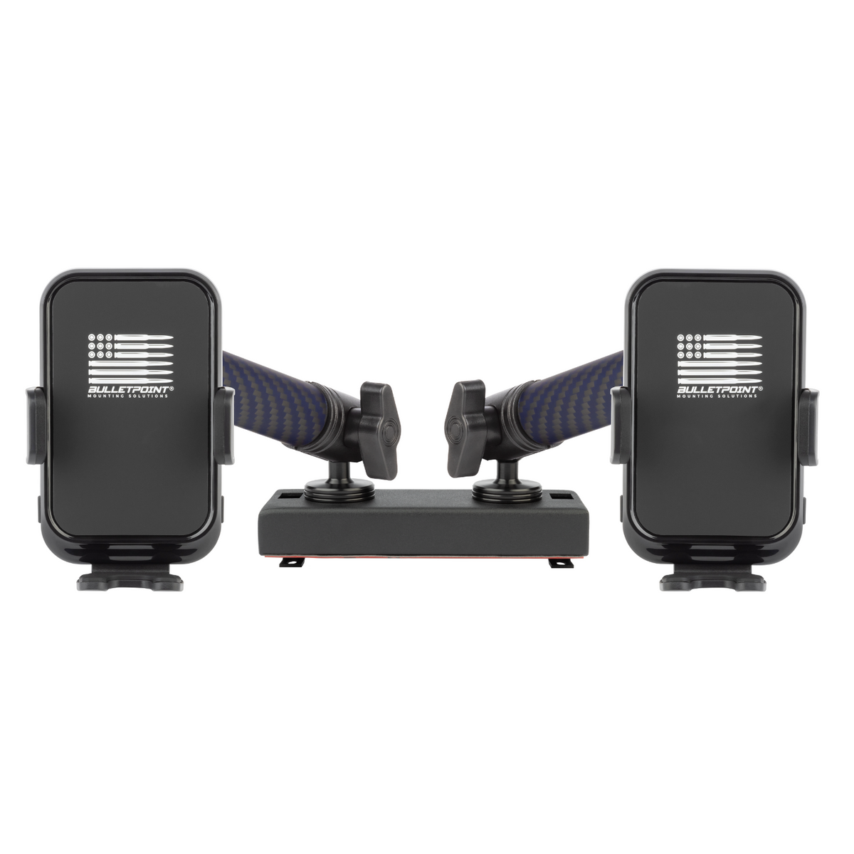 2019+ RAM Truck Dual 20mm Ball Metal Dash Mount with Dual Phone Holders