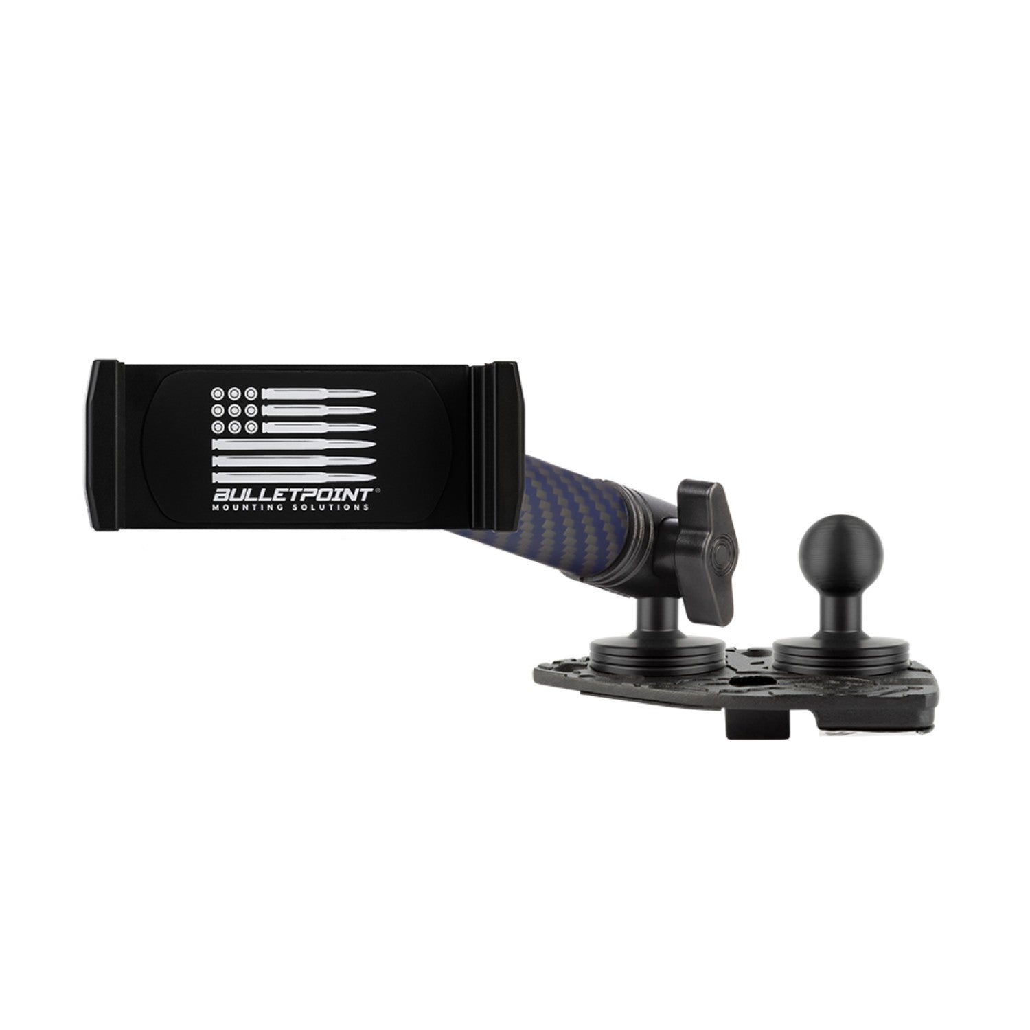 2021-2023 Jeep Wrangler 4xe Dual Ball Dash Mount Phone Holder Driver Side