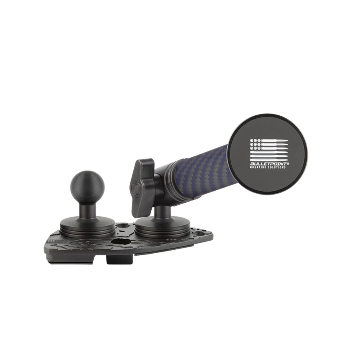 2021-2023 Jeep Wrangler 4xe Dual Ball Dash Mount Phone Holder Passenger Side