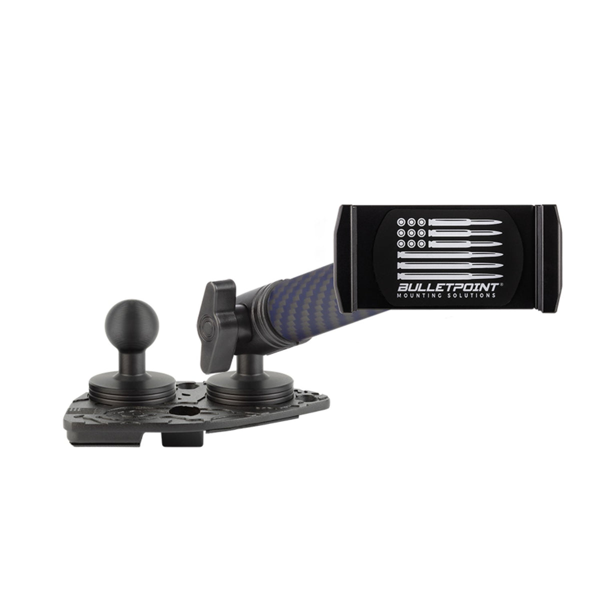 2021-2023 Jeep Wrangler 4xe Dual Ball Dash Mount Phone Holder Passenger Side