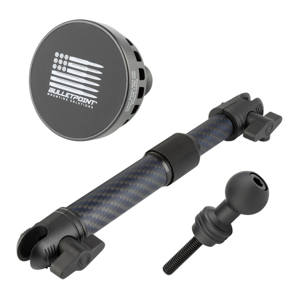 Center Console Accessory Ready Grab Bar Threaded 20mm Ball Mount compatible with 2021+ Ford Bronco