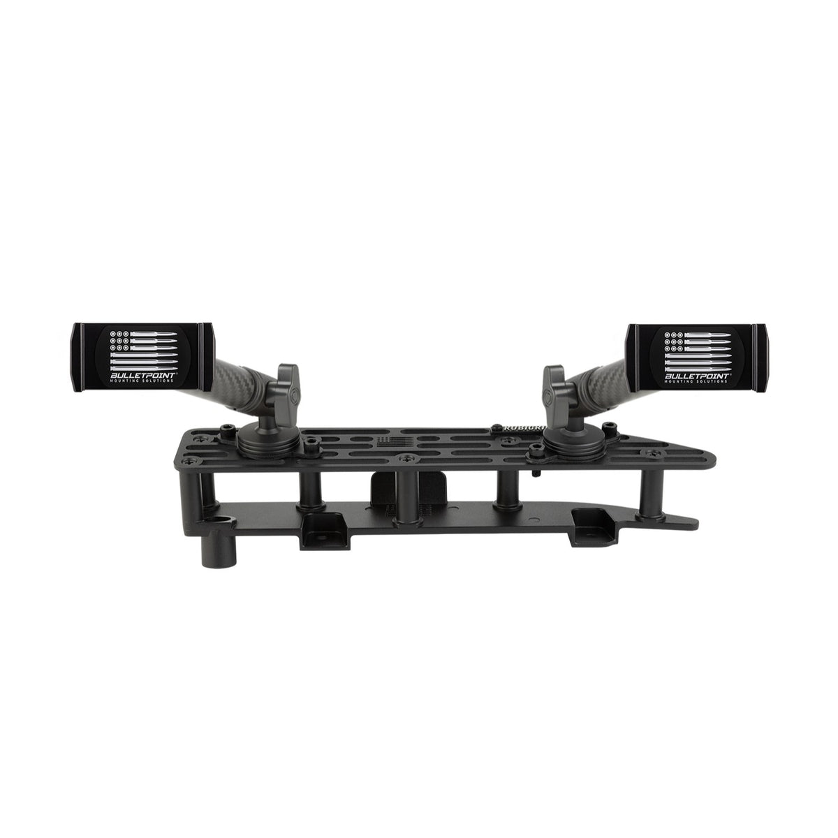 RubiGrid® 2022+ GMC Sierra + Chevrolet Silverado Dash Mount 13.4" Screen with Black Arms