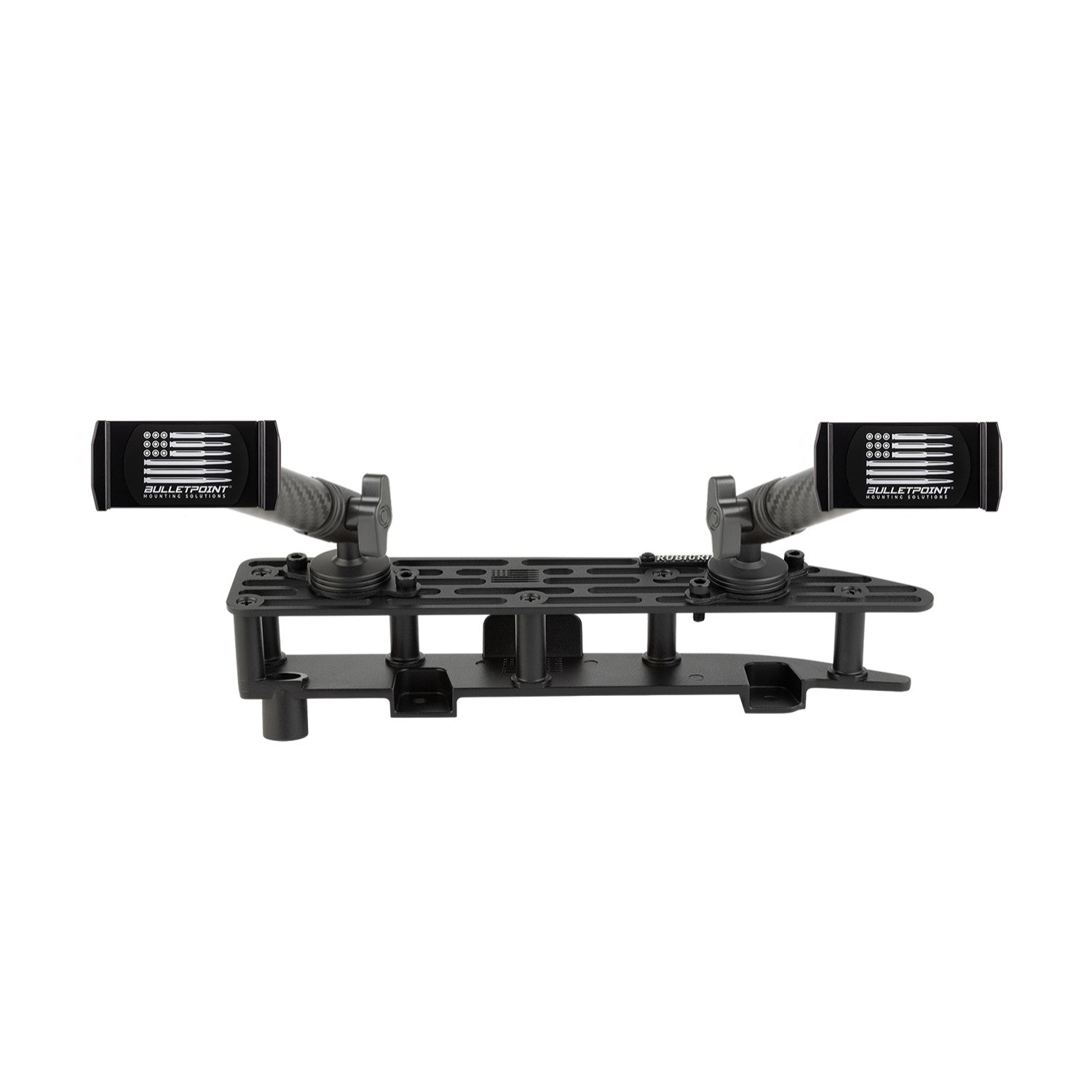 RubiGrid® 2022+ GMC Sierra + Chevrolet Silverado Dash Mount 13.4" Screen with Black Arms