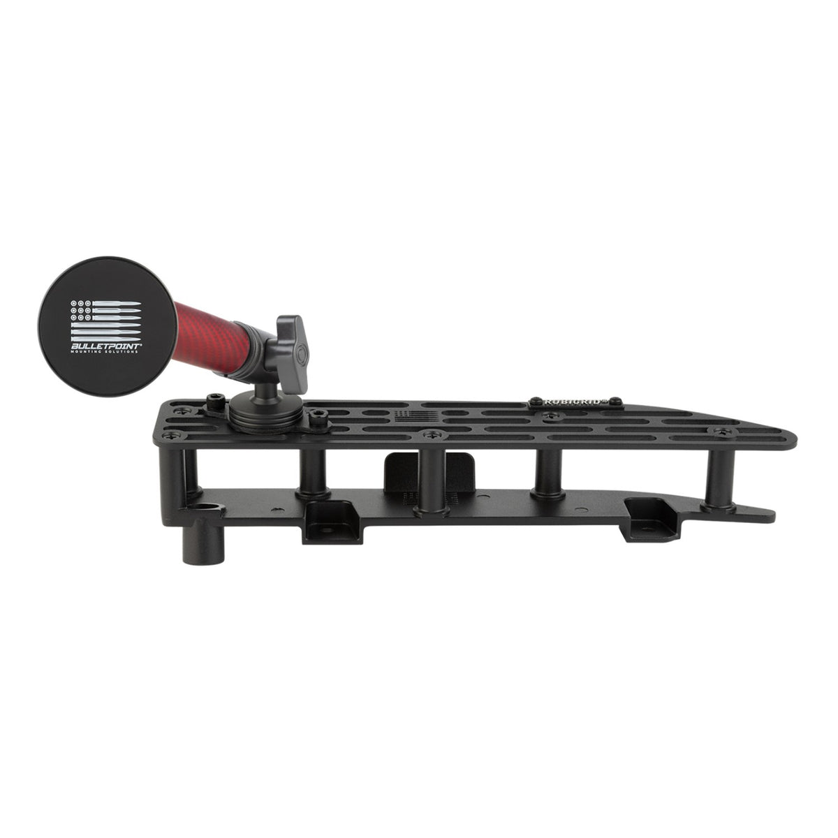RubiGrid® 2022+ GMC Sierra + Chevrolet Silverado Dash Mount 13.4" Screen with Red Arms