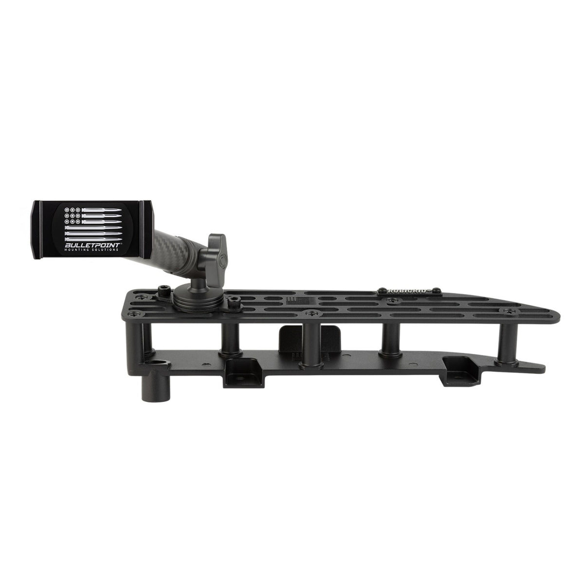 RubiGrid® 2022+ GMC Sierra + Chevrolet Silverado Dash Mount 13.4" Screen with Black Arms