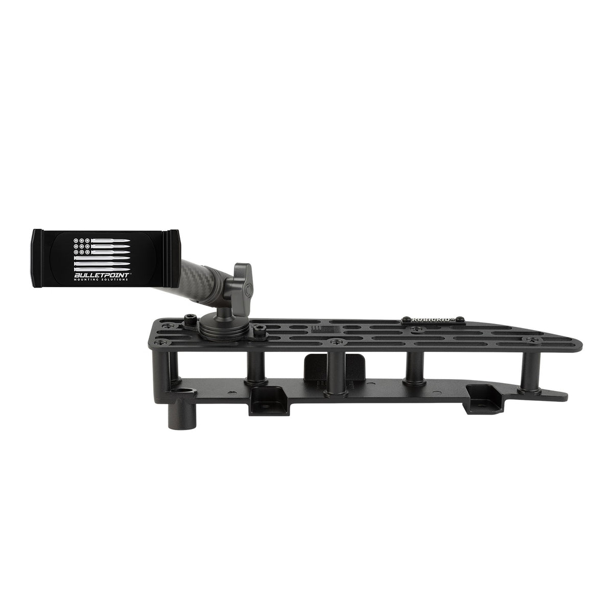 RubiGrid® 2022+ GMC Sierra + Chevrolet Silverado Dash Mount 13.4" Screen with Black Arms