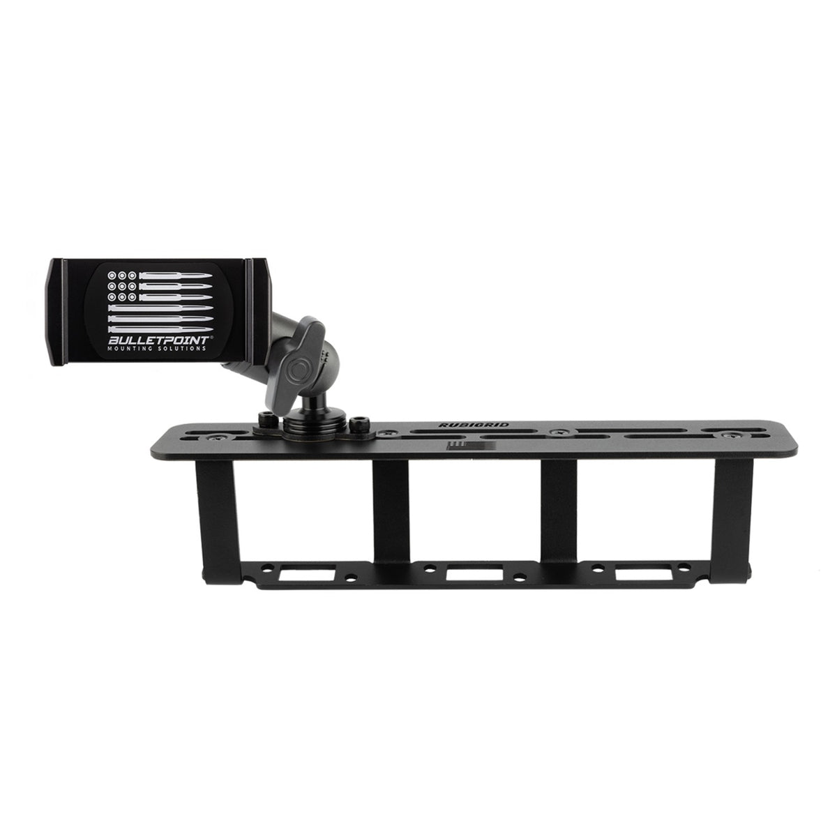 2023+ Ford Super Duty RubiGrid® Center Console Mount Phone + Device Holder