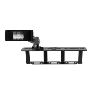 2023+ Ford Super Duty RubiGrid® Center Console Mount Phone + Device Holder