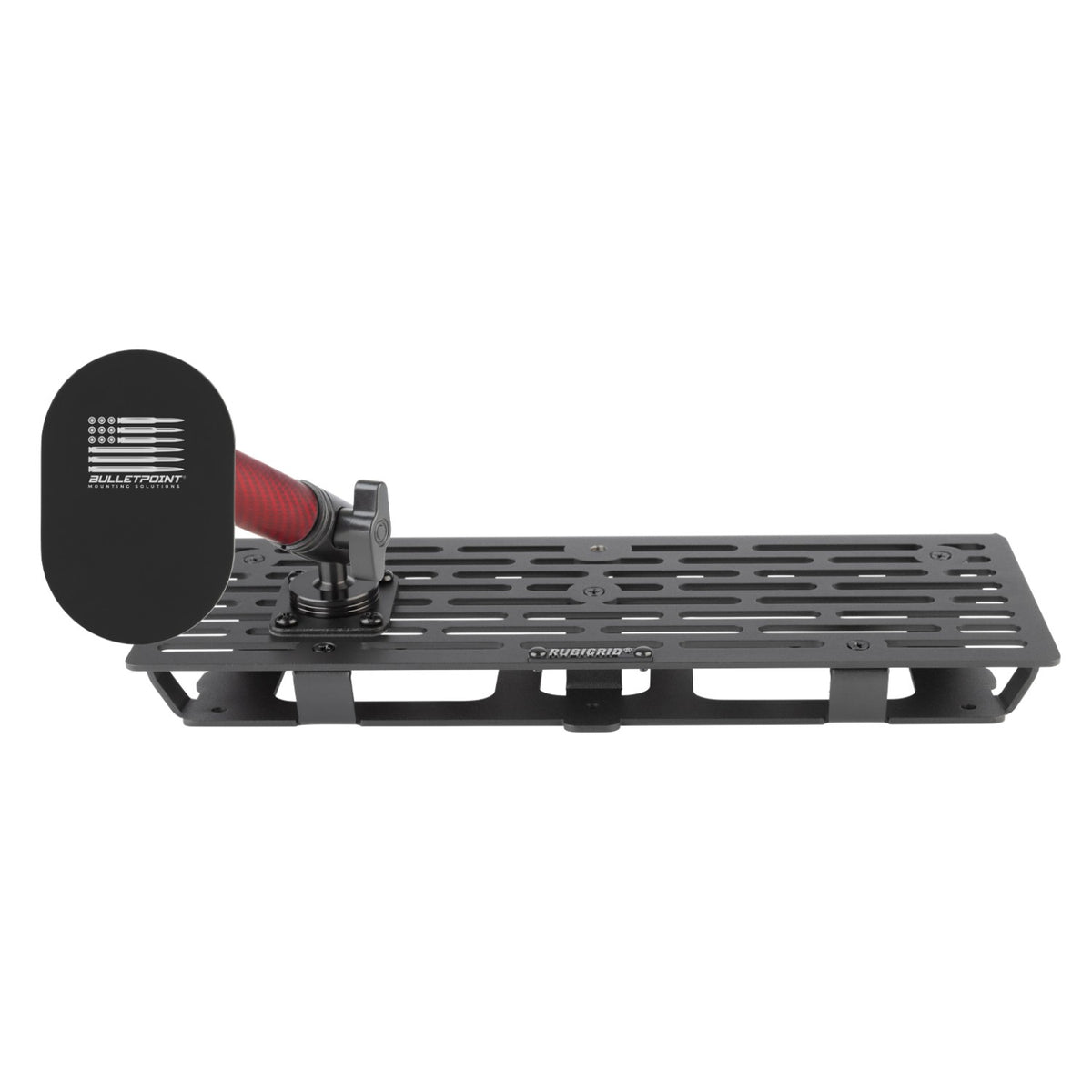 RubiGrid® 2023+ Ford Super Duty Dash Mount Phone + Device Holder with Red Arms