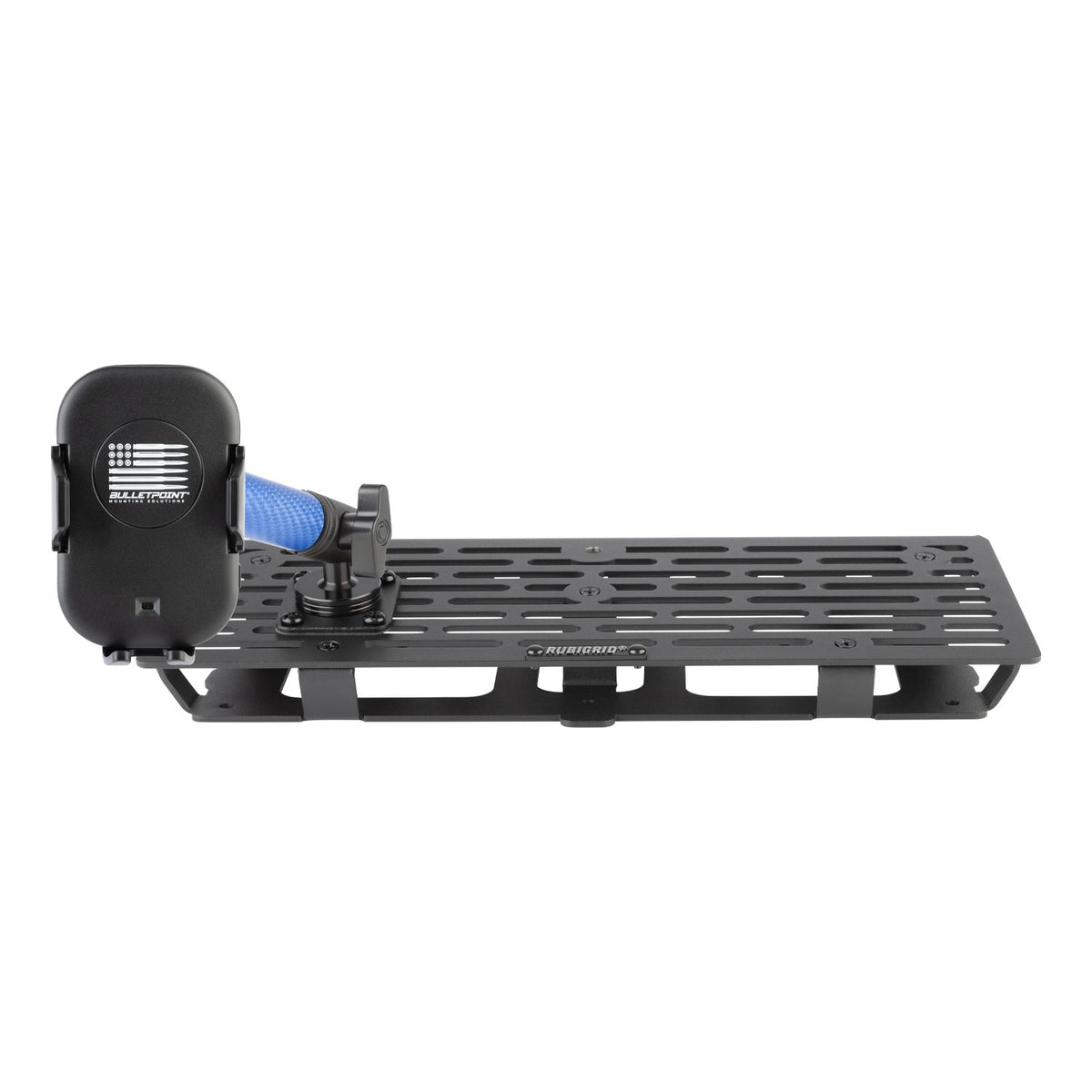 RubiGrid® 2023+ Ford Super Duty Dash Mount Phone + Device Holder with Blue Arms