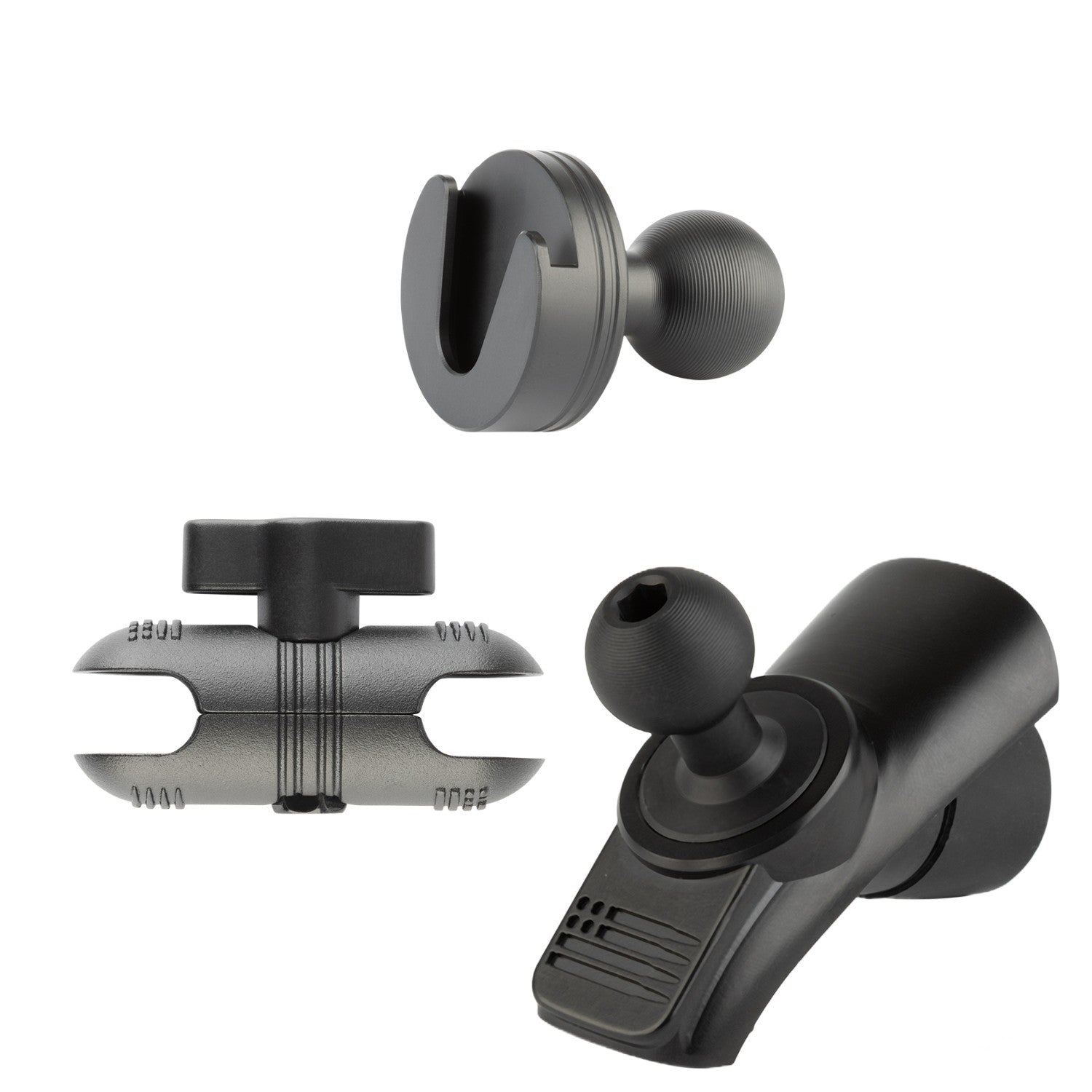 2024+ Jeep Wrangler JL & Jeep Gladiator A-Pillar Grab Bar Mount with 20mm Ball