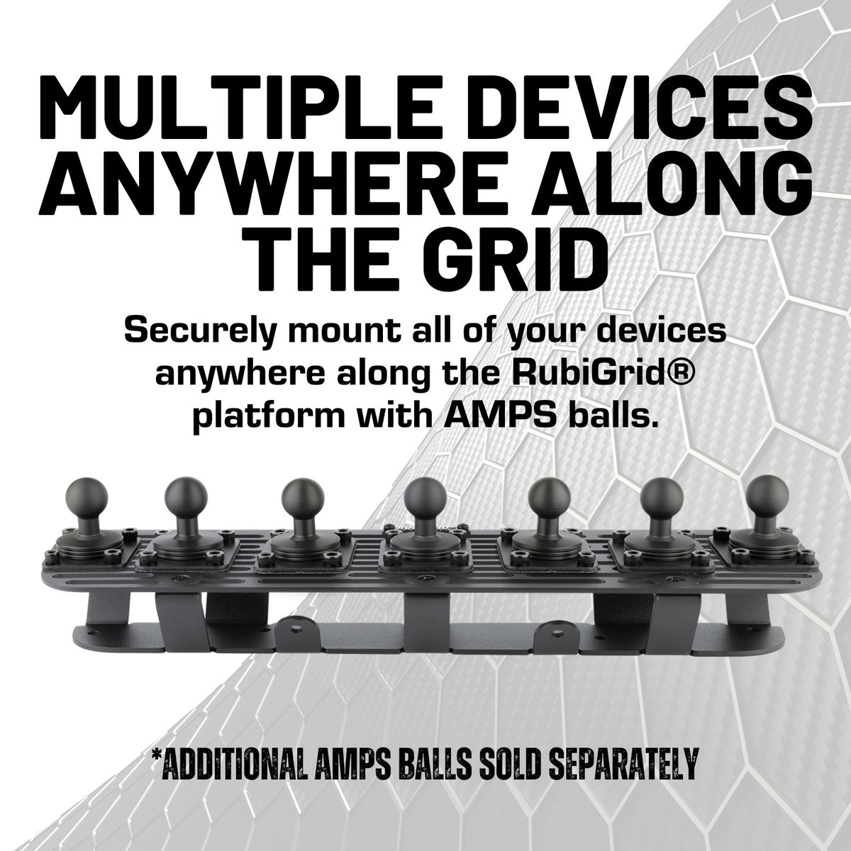 RubiGrid® 2024+ Ford F-150 &amp; Raptor Phone Holder Multi-Device Dash Mount - Narrow Dash with 14 Speaker System