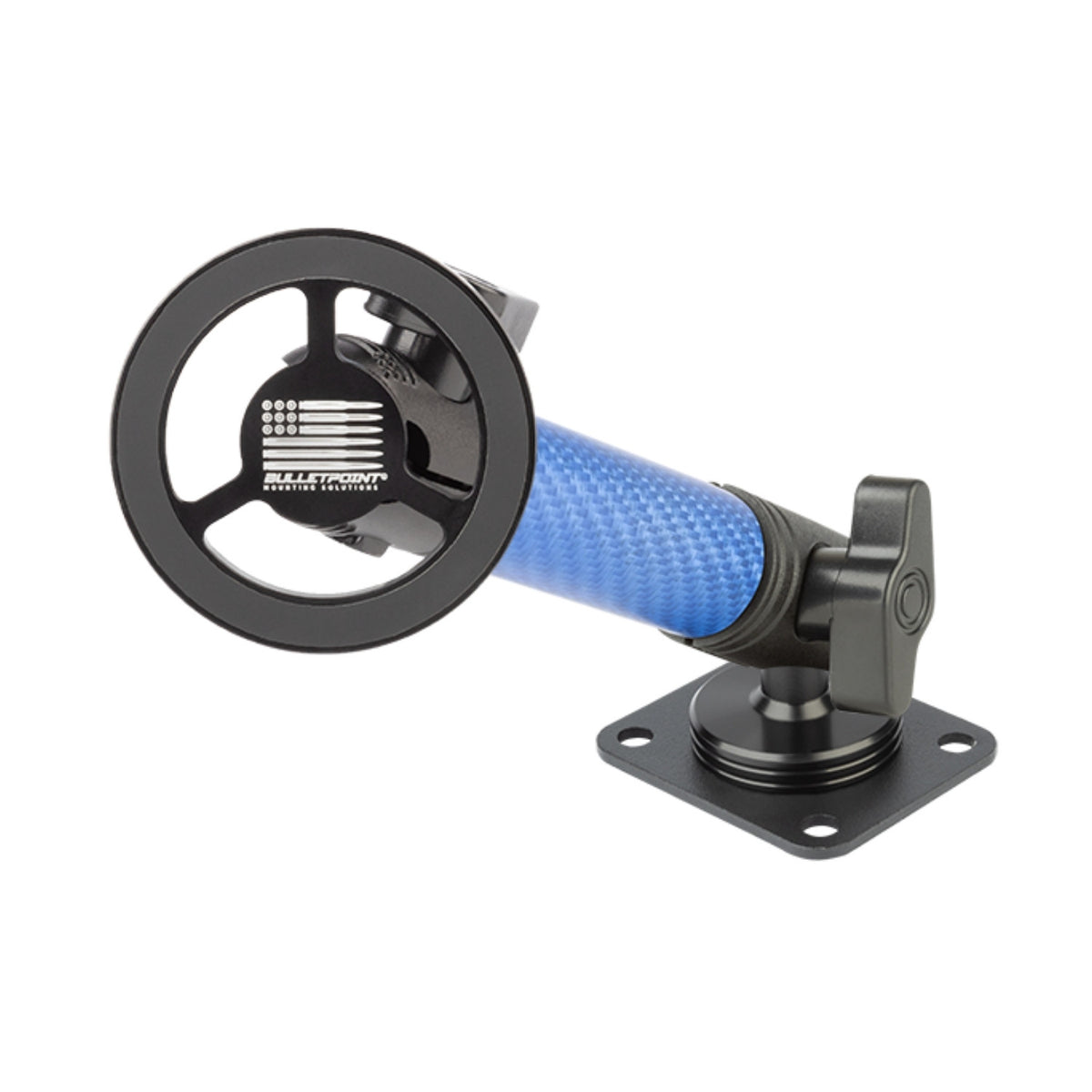 2024+ Jeep Wrangler JL / Gladiator & 2024-2025 Wrangler 4xe Phone Holder Dash Mount with Blue Arm