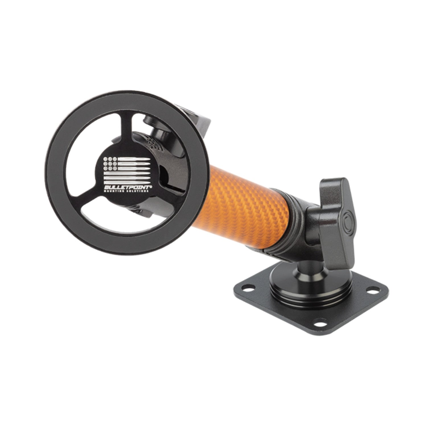 2024+ Jeep Wrangler JL / Gladiator & 2024-2025 Wrangler 4xe Phone Holder Dash Mount with Orange Arm