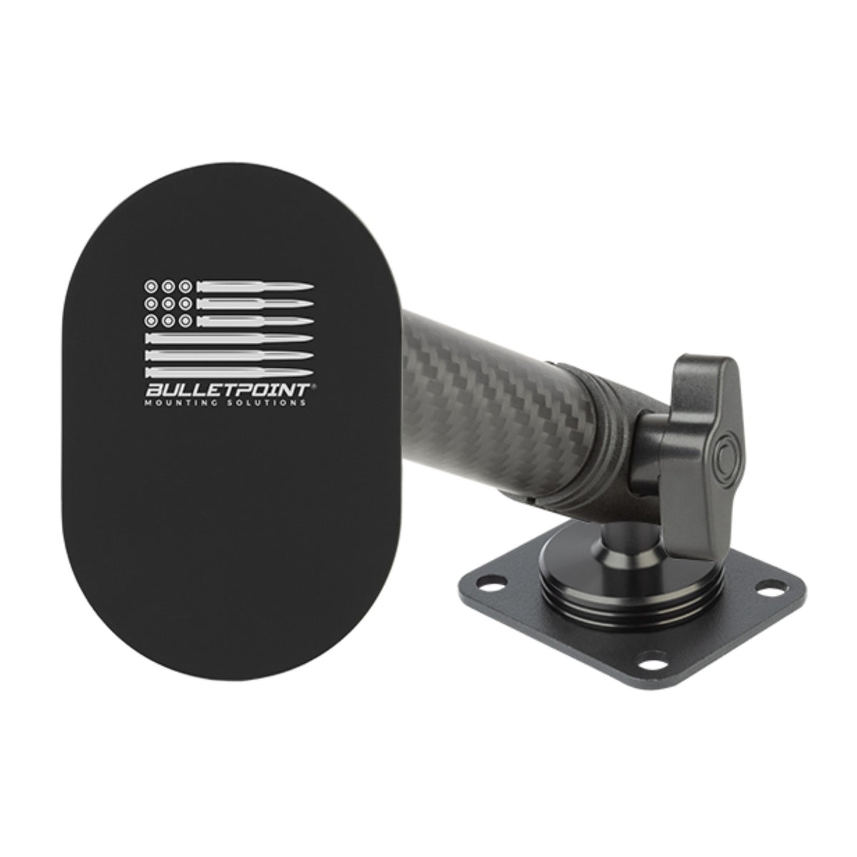 2024+ Jeep Wrangler JL / Gladiator &amp; 2024-2025 Wrangler 4xe Phone Holder Dash Mount with Black Arm