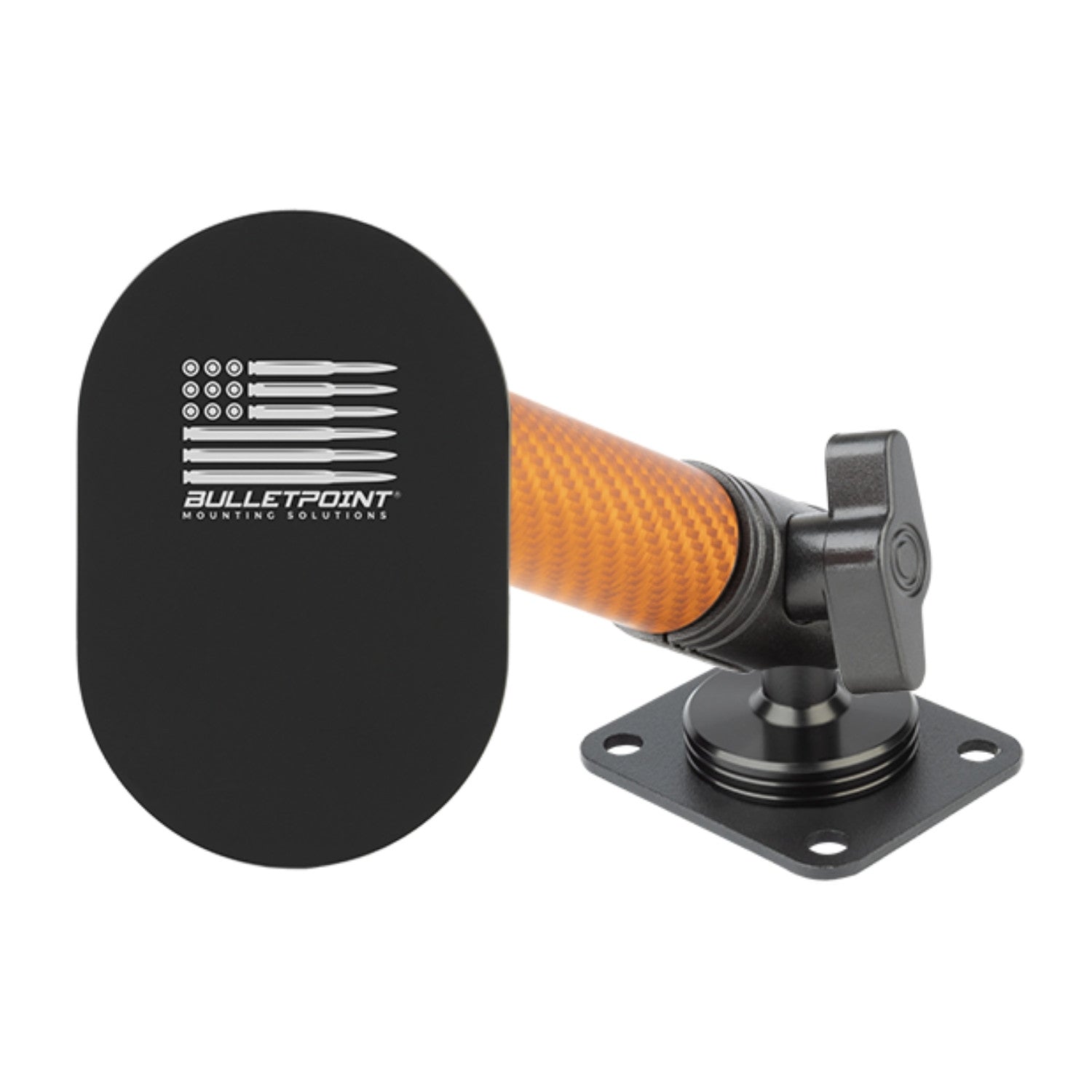 2024+ Jeep Wrangler JL / Gladiator & 2024-2025 Wrangler 4xe Phone Holder Dash Mount with Orange Arm