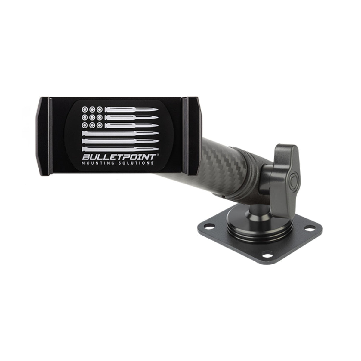 2024+ Jeep Wrangler JL / Gladiator &amp; 2024-2025 Wrangler 4xe Phone Holder Dash Mount with Black Arm