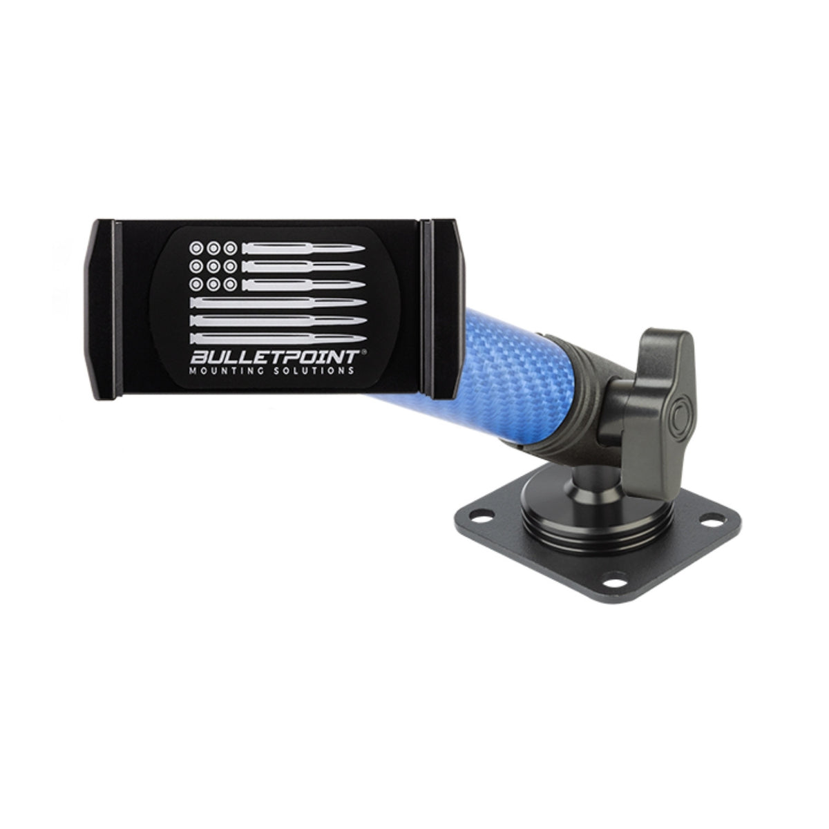 2024+ Jeep Wrangler JL / Gladiator & 2024-2025 Wrangler 4xe Phone Holder Dash Mount with Blue Arm