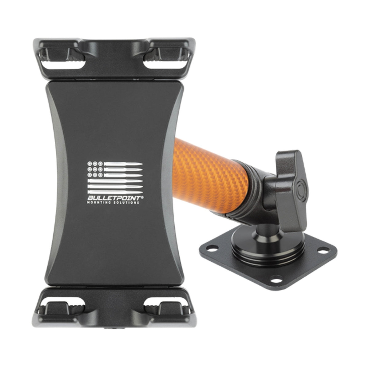 2024+ Jeep Wrangler JL / Gladiator & 2024-2025 Wrangler 4xe Phone Holder Dash Mount with Orange Arm