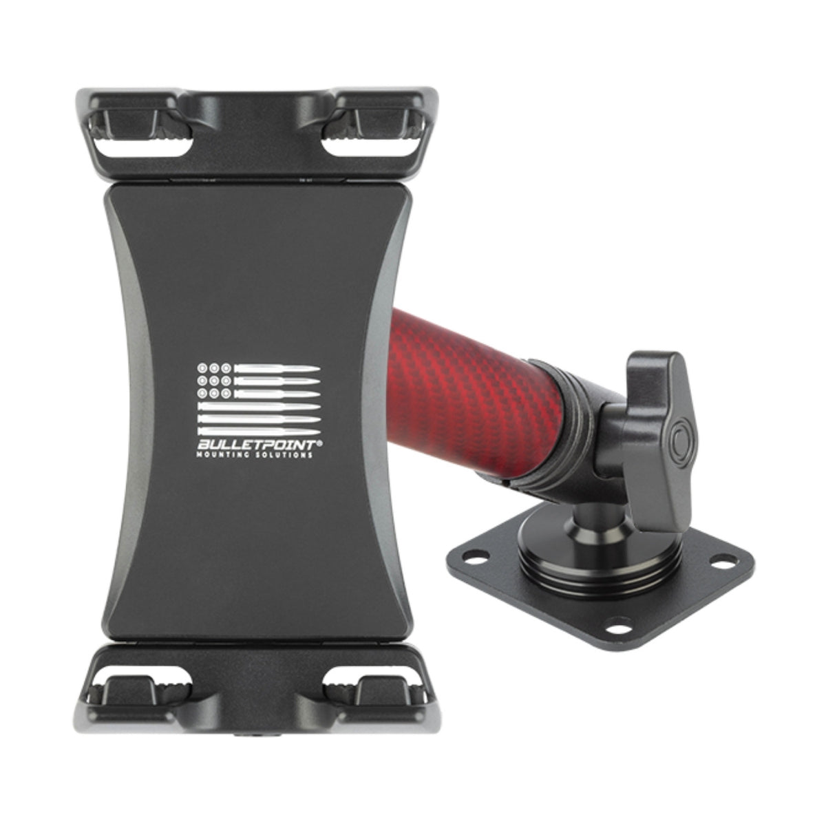 2024+ Jeep Wrangler JL / Gladiator & 2024-2025 Wrangler 4xe Phone Holder Dash Mount with Red Arm