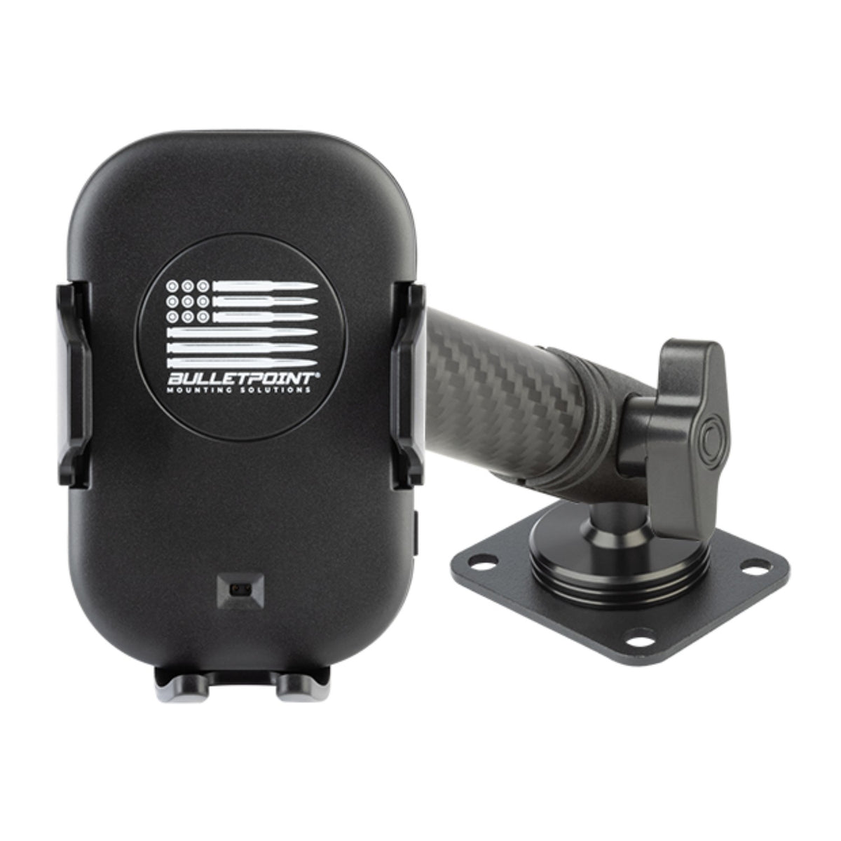 2024+ Jeep Wrangler JL / Gladiator &amp; 2024-2025 Wrangler 4xe Phone Holder Dash Mount with Black Arm