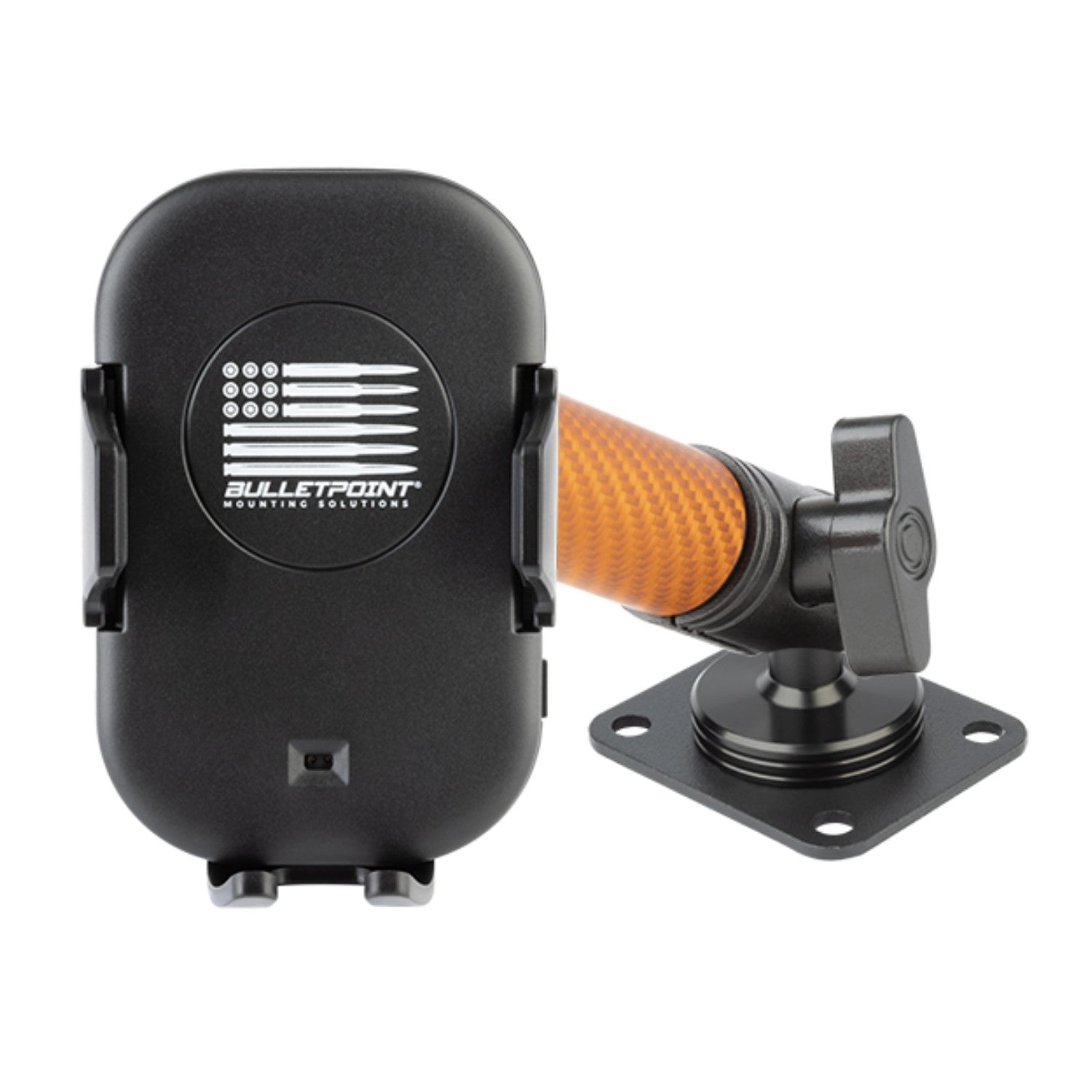 2024+ Jeep Wrangler JL / Gladiator & 2024-2025 Wrangler 4xe Phone Holder Dash Mount with Orange Arm