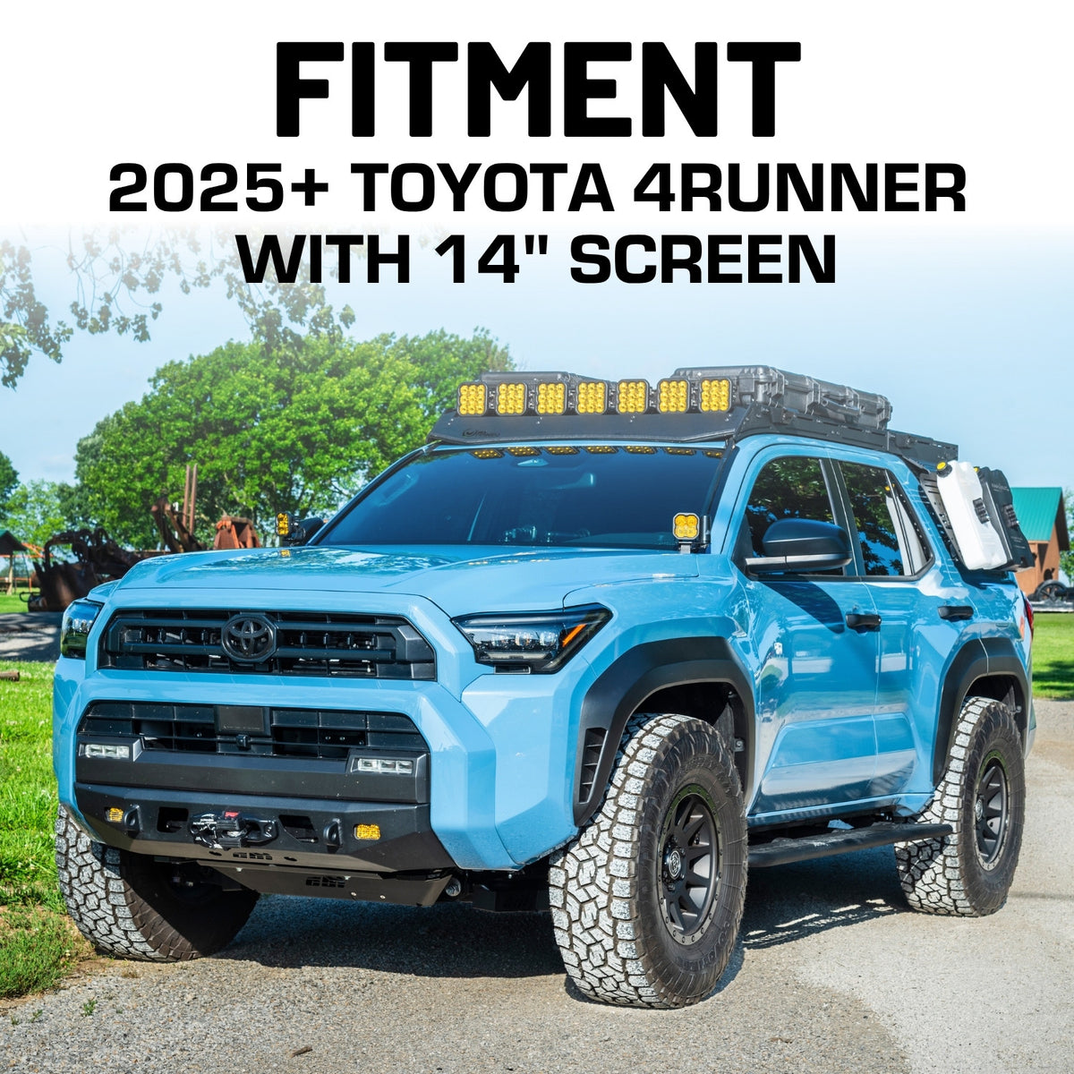 RubiGrid® 2025+ Toyota 4Runner with 14" Touchscreen Dash Mount Multi-Device Phone Holder