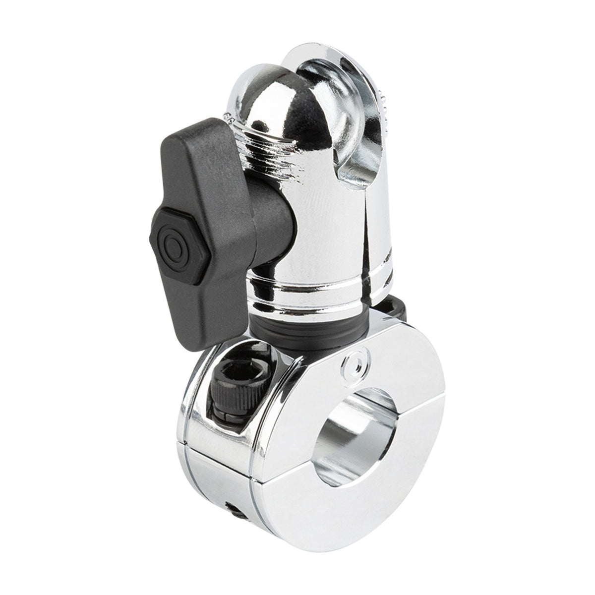 Chrome Bar Clamp Mounts with 20mm Anti-Theft Connector End Nubby Edition (various sizes)