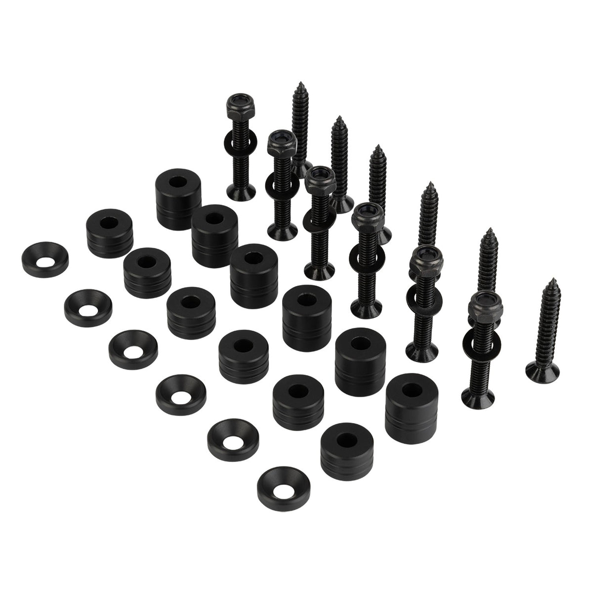 42-Piece Installation Hardware Kit for MOLLE Panels - Various Colors