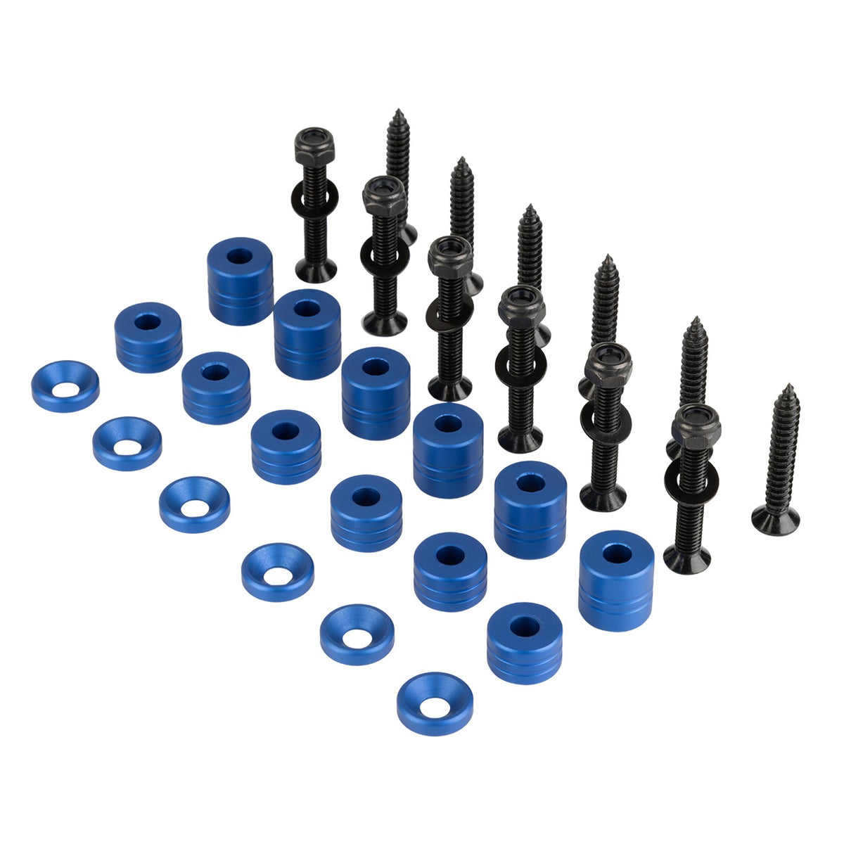42-Piece Installation Hardware Kit for MOLLE Panels - Various Colors
