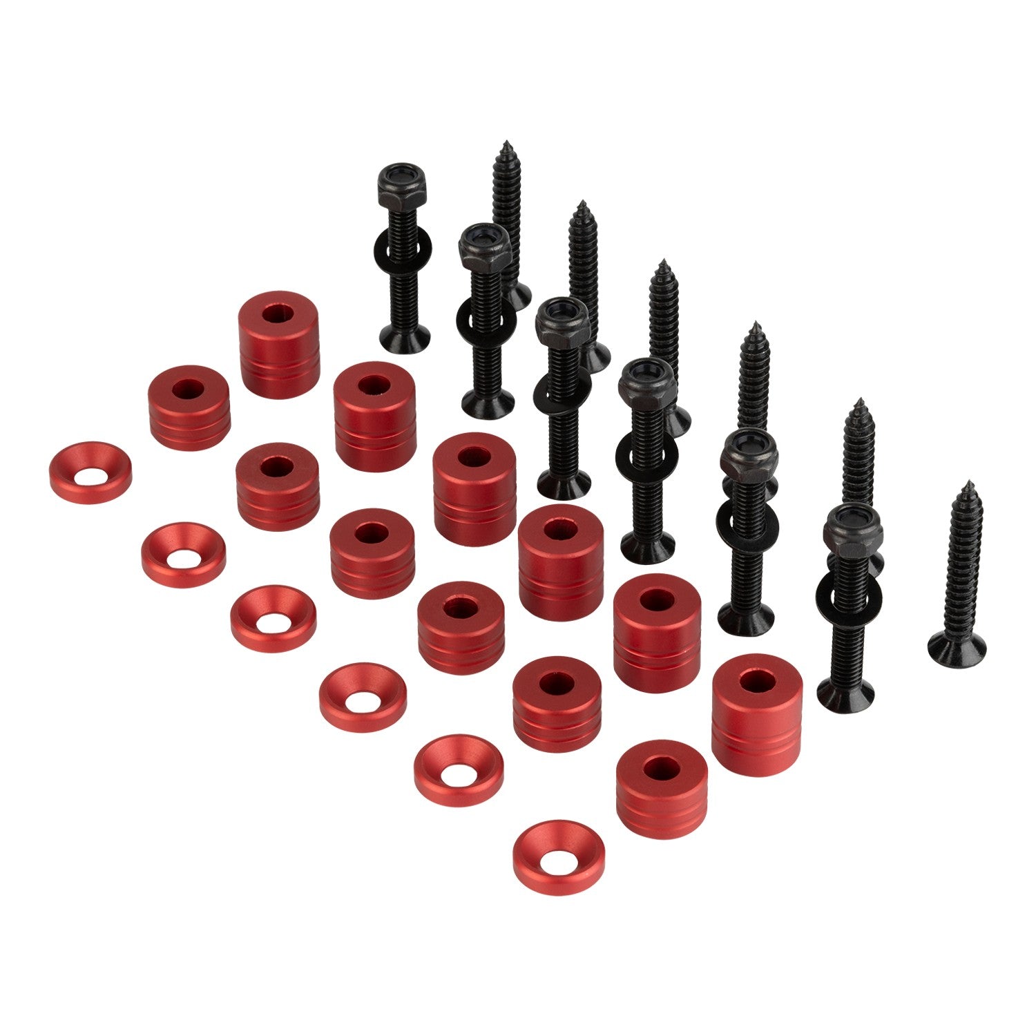 42-Piece Installation Hardware Kit for MOLLE Panels - Various Colors