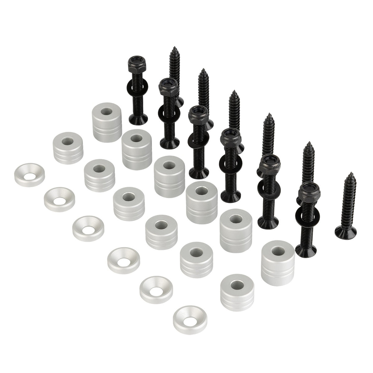 42-Piece Installation Hardware Kit for MOLLE Panels - Various Colors