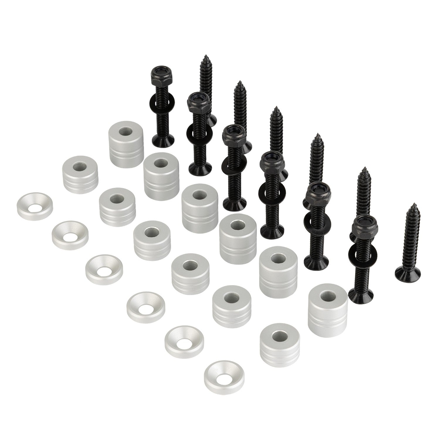 42-Piece Installation Hardware Kit for MOLLE Panels - Various Colors
