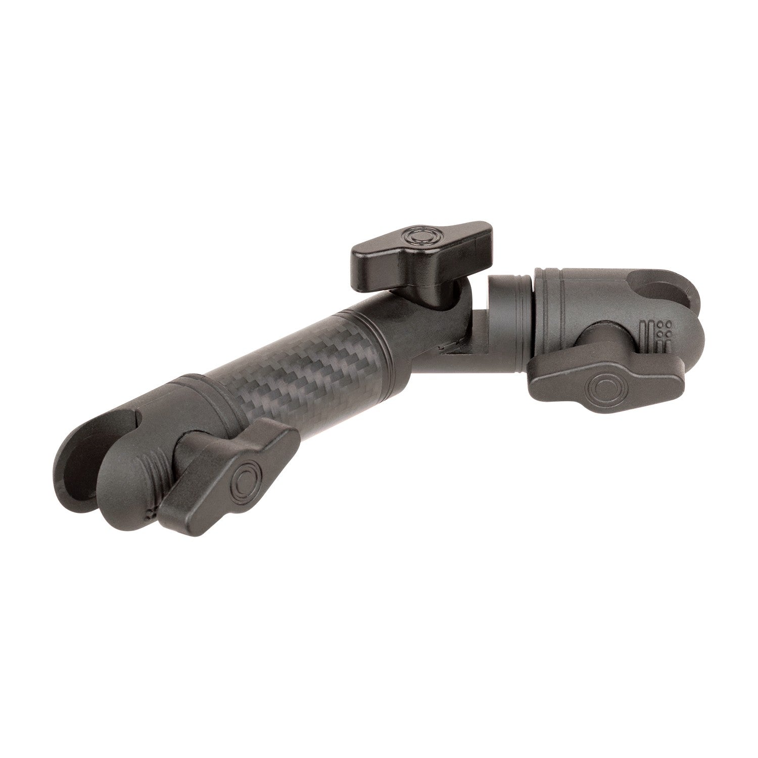 Matte Color Carbon Fiber Locking Adjustable Mounting Arms with Articulating Joint (various sizes)