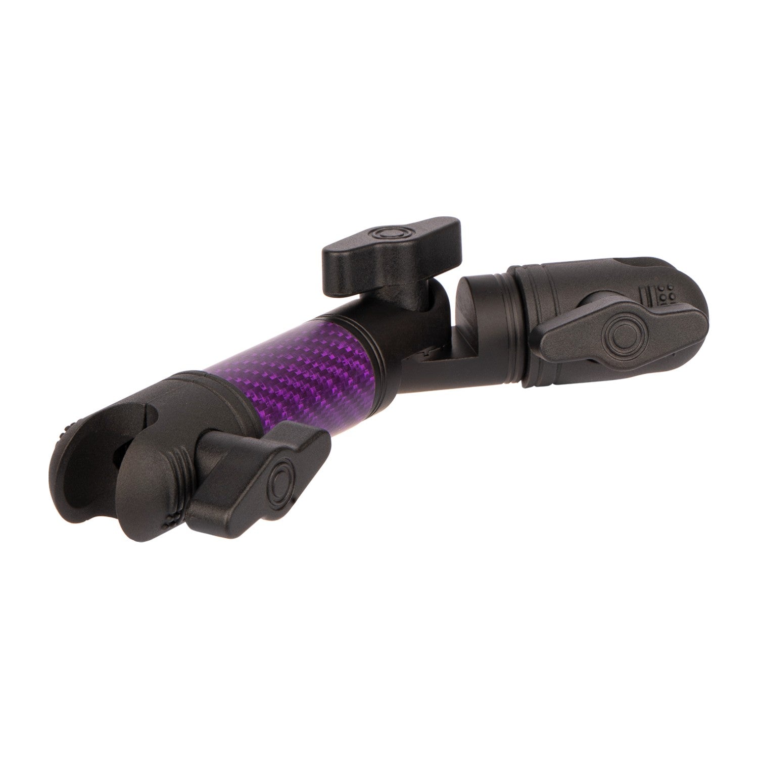 Matte Color Carbon Fiber Locking Adjustable Mounting Arms with Articulating Joint (various sizes)