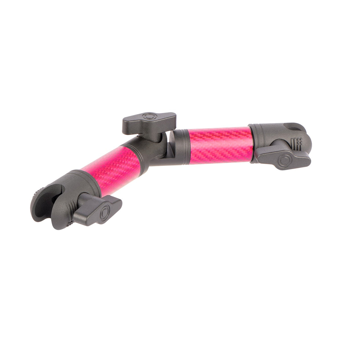 Matte Color Carbon Fiber Locking Adjustable Mounting Arms with Articulating Joint (various sizes)