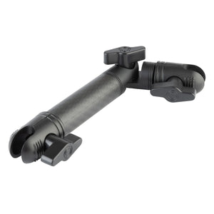 Matte Color Carbon Fiber Locking Adjustable Mounting Arms with Articulating Joint (various sizes)