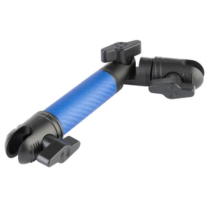 Matte Color Carbon Fiber Locking Adjustable Mounting Arms with Articulating Joint (various sizes)