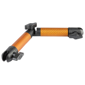 Matte Color Carbon Fiber Locking Adjustable Mounting Arms with Articulating Joint (various sizes)