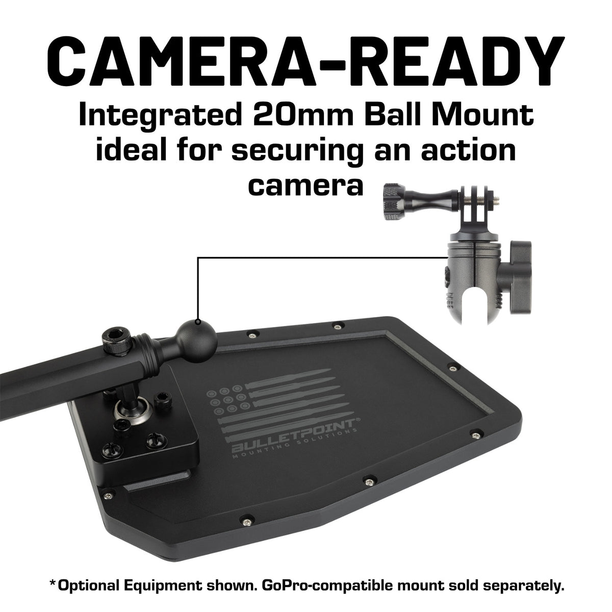 A-Pillar Side Mirrors for 2018-2023 Jeep Wrangler JL &amp; 2020-2023 Jeep Gladiator - Pair of 2