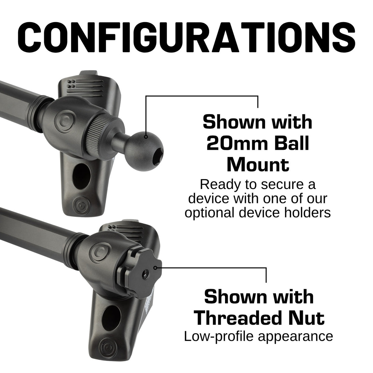 A-Pillar Side Mirrors for 2018-2023 Jeep Wrangler JL &amp; 2020-2023 Jeep Gladiator - Pair of 2