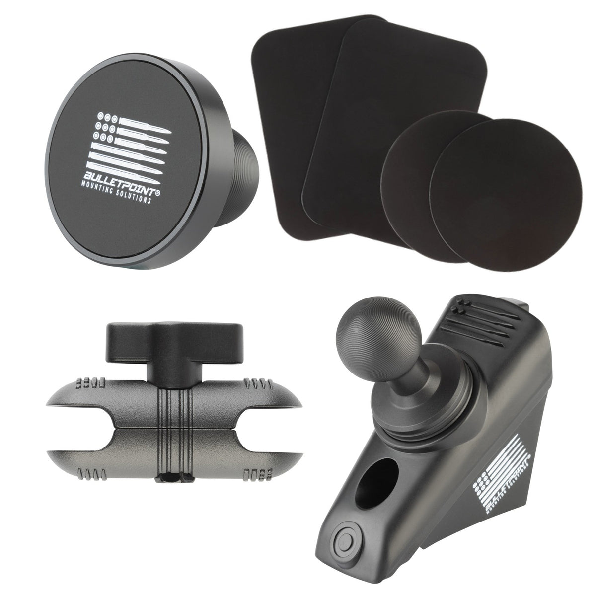 2018-2023 Jeep Wrangler JL + 2020-2023 Jeep Gladiator A-Pillar Grab Bar Mount with 20mm Ball