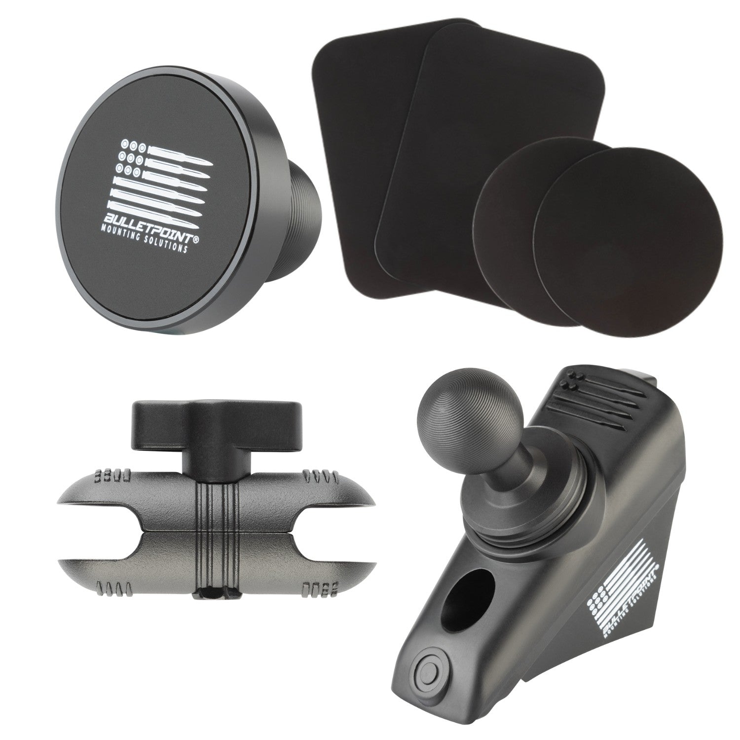 2018-2023 Jeep Wrangler JL + 2020-2023 Jeep Gladiator A-Pillar Grab Bar Mount with 20mm Ball